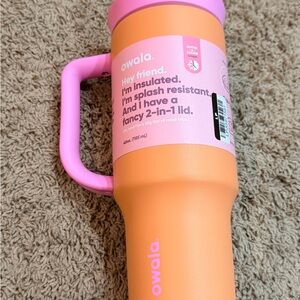 OWALA TANGY TANGO 40OZ TRAVEL TUMBLER WITH PINK LID - TANGY
TANGO